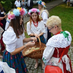Zdjęcie przedstawia uczestników Dożynek