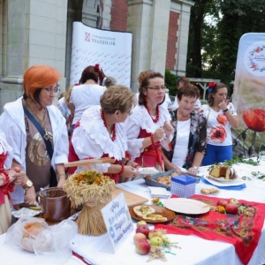 Impreza towarzysząca podczas dożynek Gyburstag Kołoca