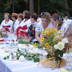 Impreza towarzysząca podczas dożynek Gyburstag Kołoca