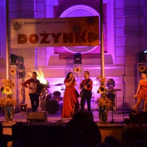 Zdjęcie przedstawia występ zespołu Arkadia Band