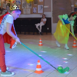 Na zakończenie I turnusu zimowiska 2024 odbył się bal przebierańców