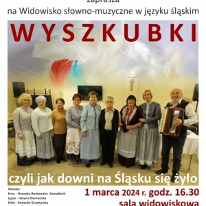 djęcie przedstawia plakat z widowiska