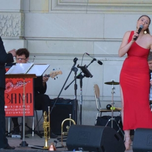 Koncert majówkowy który odbył się 1 maja w muszli koncertowej świerklanieckiego parku