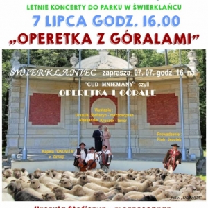 Plakat z koncertu OPERETKA Z GÓRALAMI