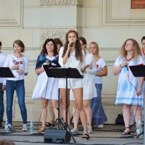Kadr z koncertu wakacyjnego FOLKOWE KLIMATY