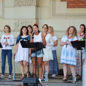 Kadr z koncertu wakacyjnego FOLKOWE KLIMATY