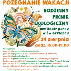 Plakat wydarzenia Pożegnanie wakacji
