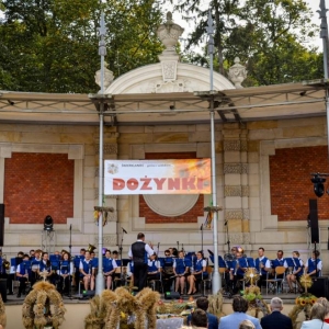 Rozpoczęcie części oficjalnej koncertewm Tarnogórskiej Orkiestry Dętej