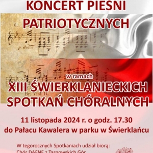 Plakat XIII Świerklanieckich Spotkań Chóralnych