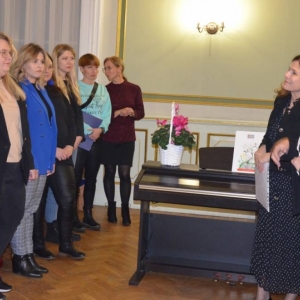 Zakończenie warsztatów wokalnych i podziękowania od Pani Dyrektor Barbary Miś