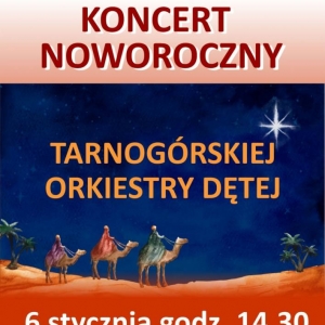 Plakat Koncertu Kolędowego 6 stycznia