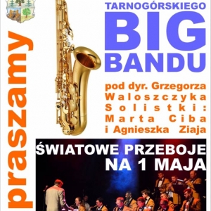 Plakat koncertu który odbył się 1 maja