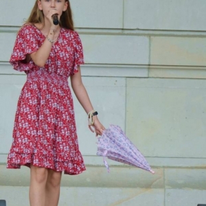 Występ Laureatki Konkursu Piosenki Przyrodniczej i Ekologicznej