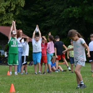 Dzień sportu na boisku sportowym Orzeł w Nakle Śl.