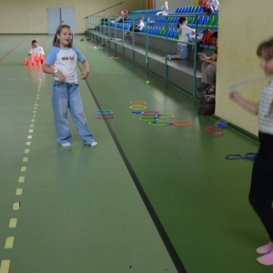 I dzień półkolonii był organizacyjny, zapoznawczy, pełen wspólnej zabawy w GOKu