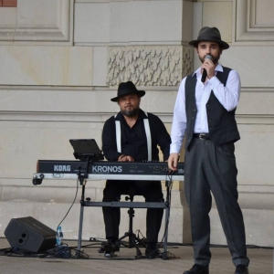 Koncert letni w świerklanieckim parku, podczas którego wystąpił zespół Winyl Band