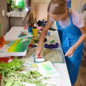 Tworzenie pracy graficznej na druku gelly plate