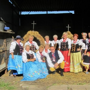 z sołtysem Orzecha Michałem Nolewajką
