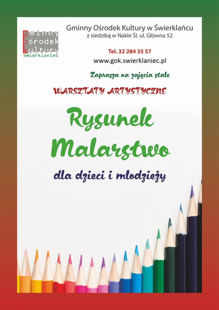 Plakat - rysunek i malarstwo dla dzieci