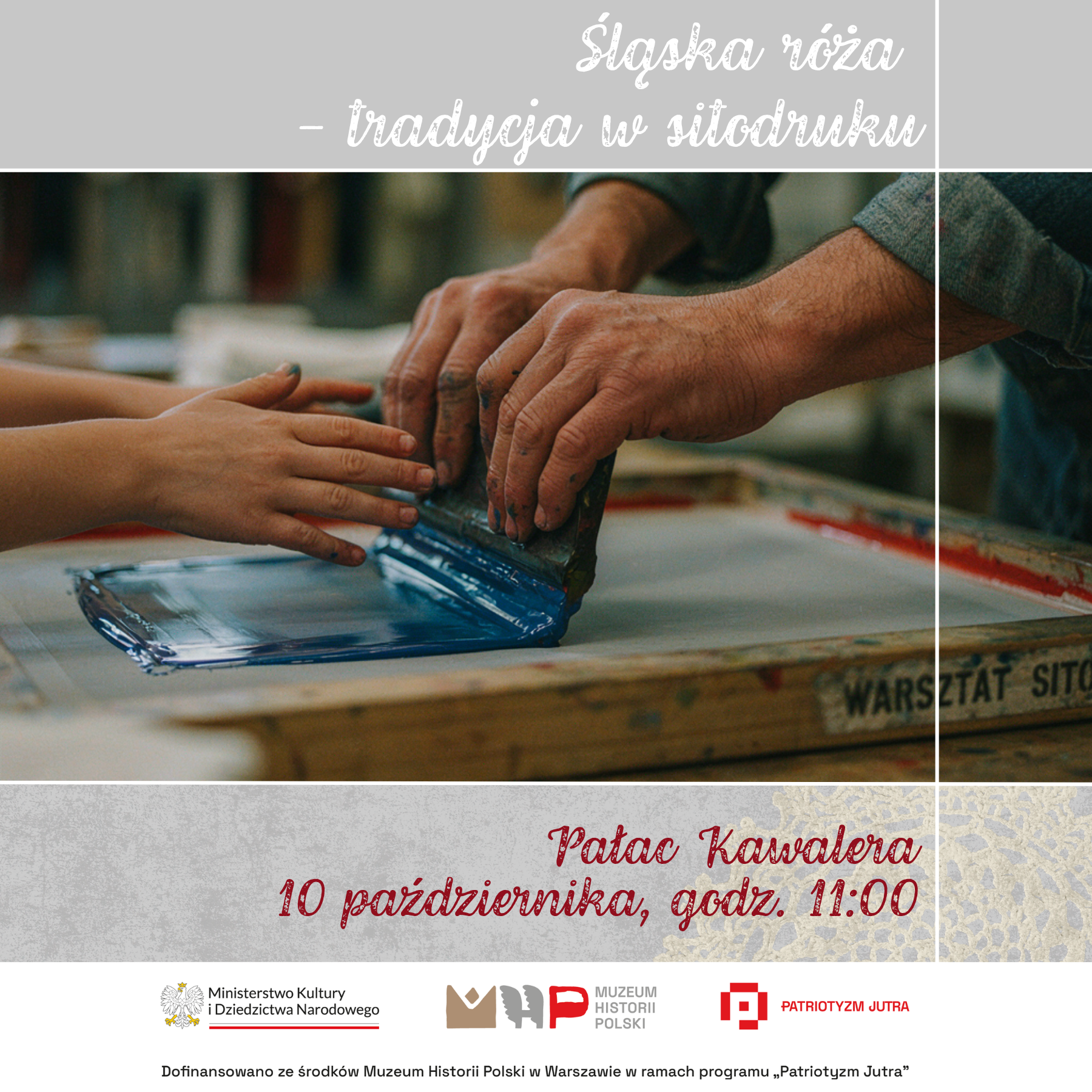 Śląska róża – tradycja w sitodruku